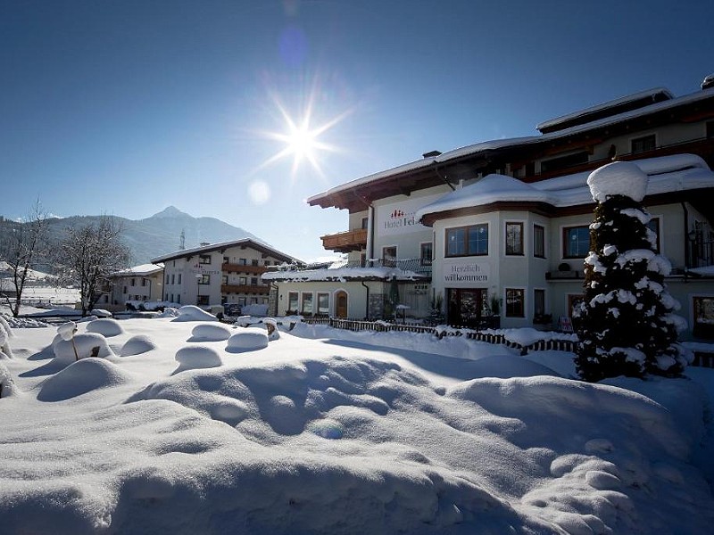 Familiehotel Felsenhof in de winter