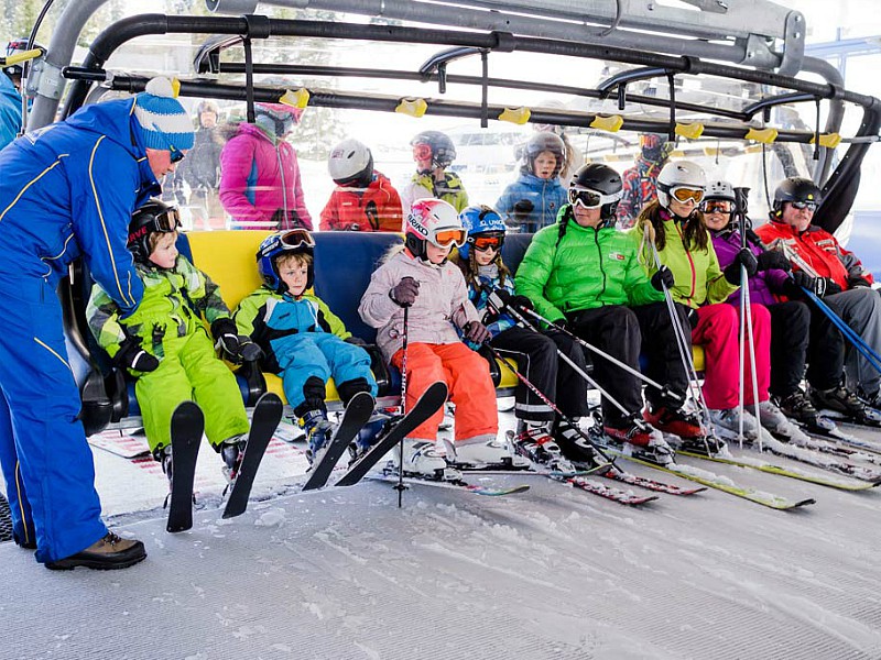 De familie-skilift in Serfaus-Fiss-Ladis