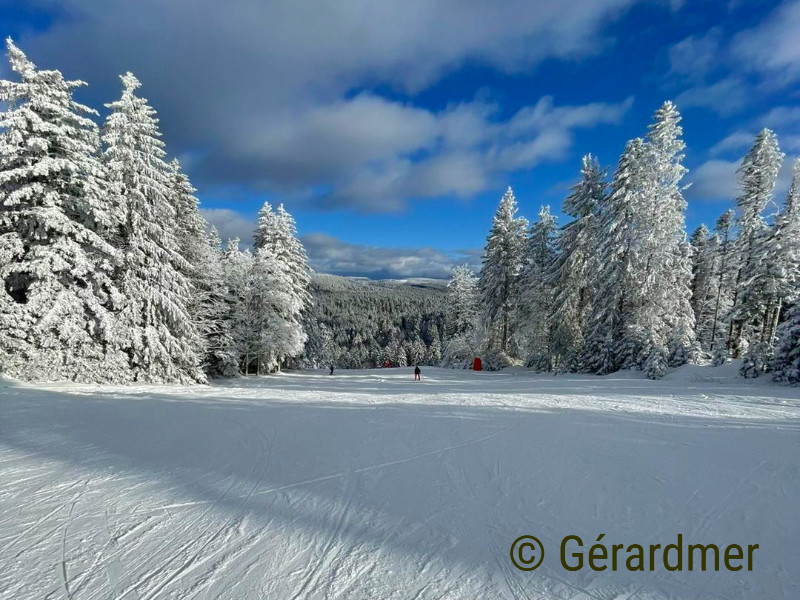 De piste in Gérardmer