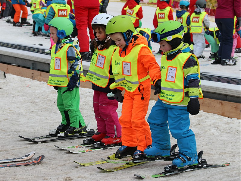 Gezellig in een skiklasje!