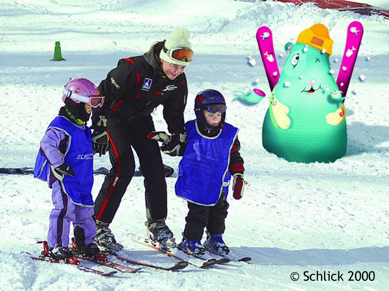 Kinderskiles op Stubai gletcher
