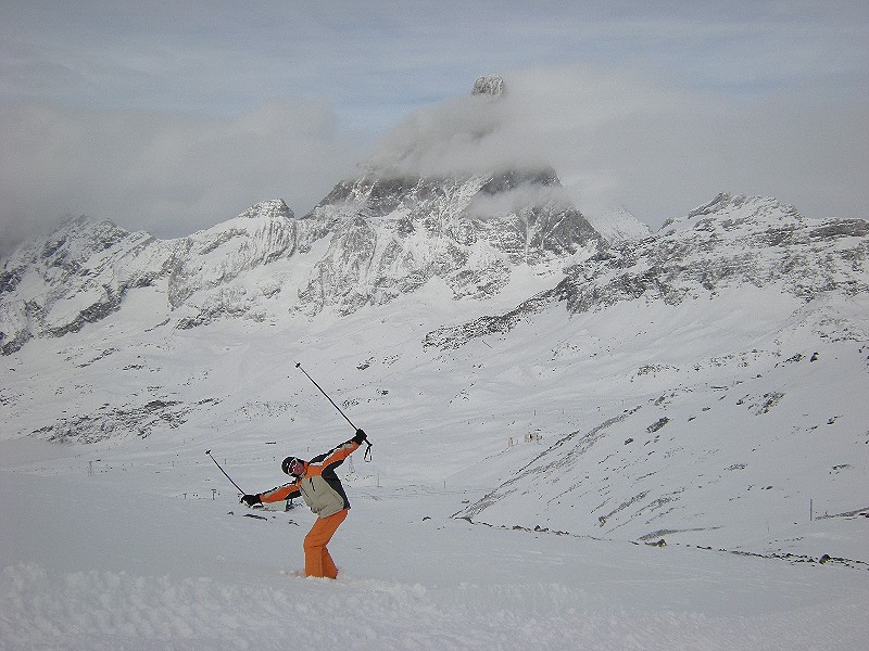 De machtige Matterhorn zie je overal