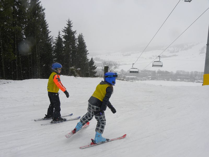 kinderen skien in Willingen